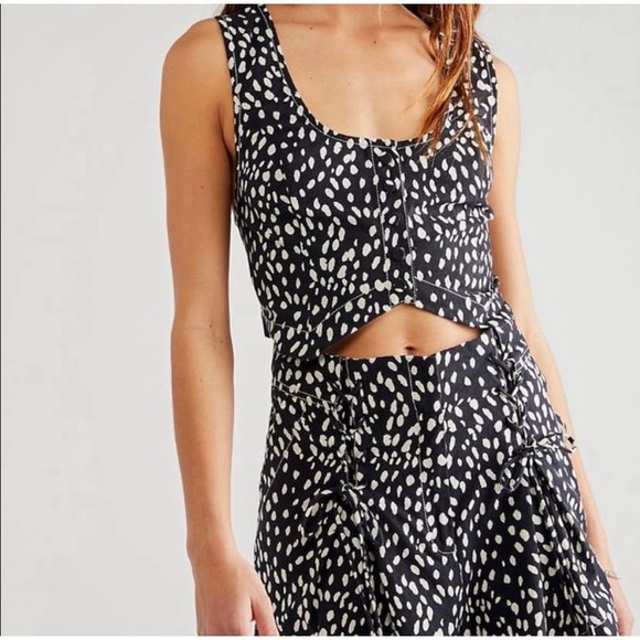 Free People Other - Free People Bennett Shorts and Crop Top Coord Set NWOT
